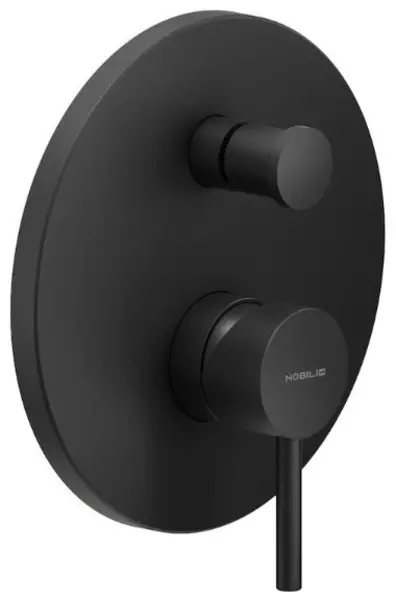 Внешняя часть смесителя «Nobili» Live LV00100/EBM чёрная матовая