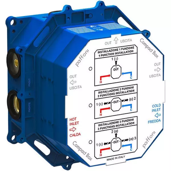 

Внутренняя часть смесителя «Paffoni» Compact Box CPBOX001 синий