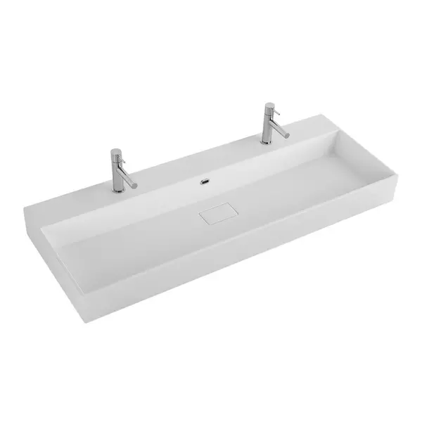 

Раковина «Cezares» 121/45 искусственный камень Bianco opaco