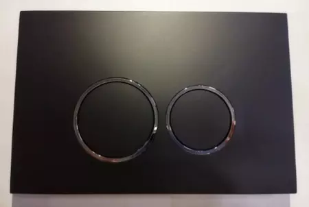 Кнопка смыва Aquanika Basic 010202202 пластик чернаяхром 1000₽