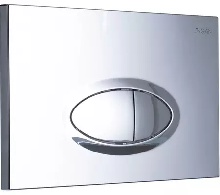 

Кнопка смыва «Logan» Oval 00297675 пластик Chrome