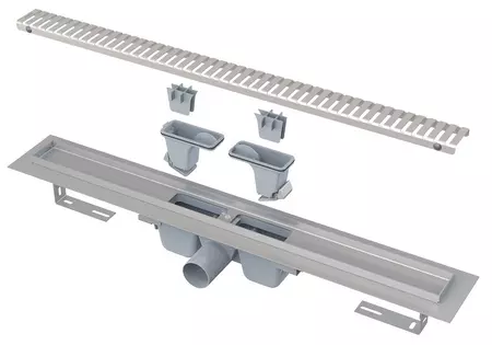 

Душевой лоток «AlcaPlast» APZ1SmartLine550 боковой выпуск хром