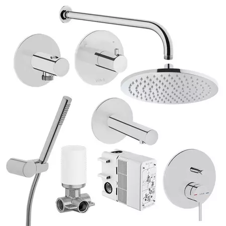 

Душевая система «Vitra» Origin A49286EXP хром