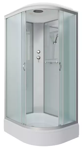 

Душевая кабина «Niagara» NG-33974-14L 90/70 средний поддон матовая/белая левая