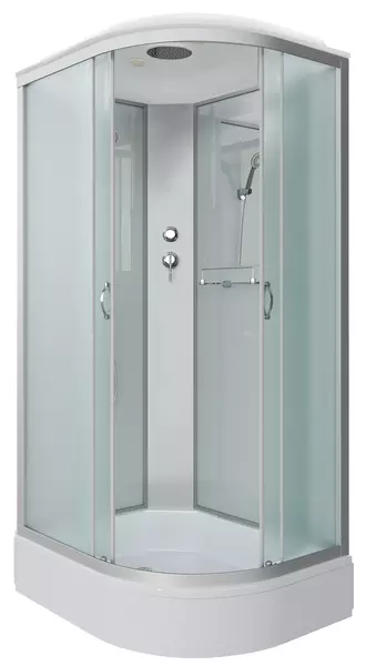 

Душевая кабина «Niagara» NG-33984-14L 90/80 средний поддон матовая/белая левая