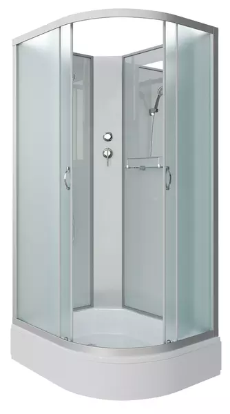

Душевая кабина «Niagara» NG-33984-14LBK 90/80 средний поддон матовая/белая без крыши левая