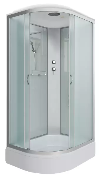 

Душевая кабина «Niagara» NG-33984-14R 90/80 средний поддон матовая/белая правая
