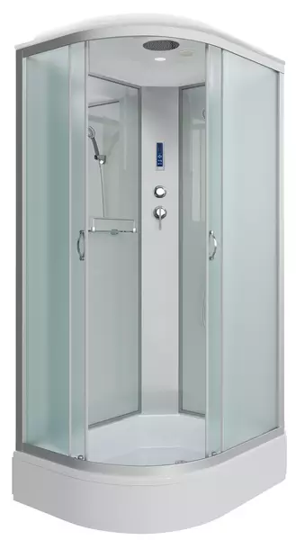 

Душевая кабина «Niagara» NG-33984-14RP 90/80 средний поддон матовая/белая с электрикой правая