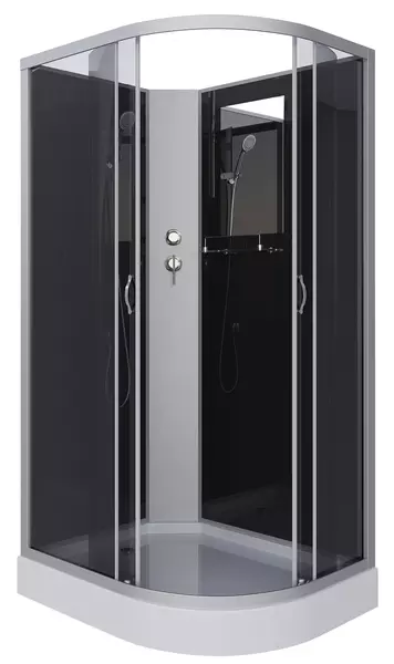 

Душевая кабина «Niagara» NG-3512-14LBK 120/80 низкий поддон тонированная/чёрная без крыши левая