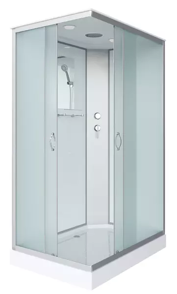 

Душевая кабина «Niagara» NG-43185-14Q 110/80 низкий поддон матовая/белая