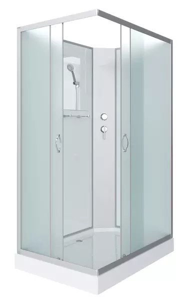 

Душевая кабина «Niagara» NG-43185-14QBK 110/80 низкий поддон матовая/белая без крыши