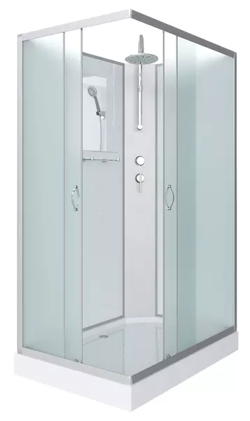 

Душевая кабина «Niagara» NG-43185-14QBKT 110/80 низкий поддон матовая/белая без крыши