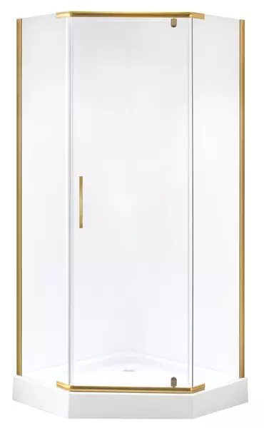 

Душевой угол-ограждение «Niagara» NG-6405-08 GOLD 90/90 прозрачный/золотой без поддона универсальный