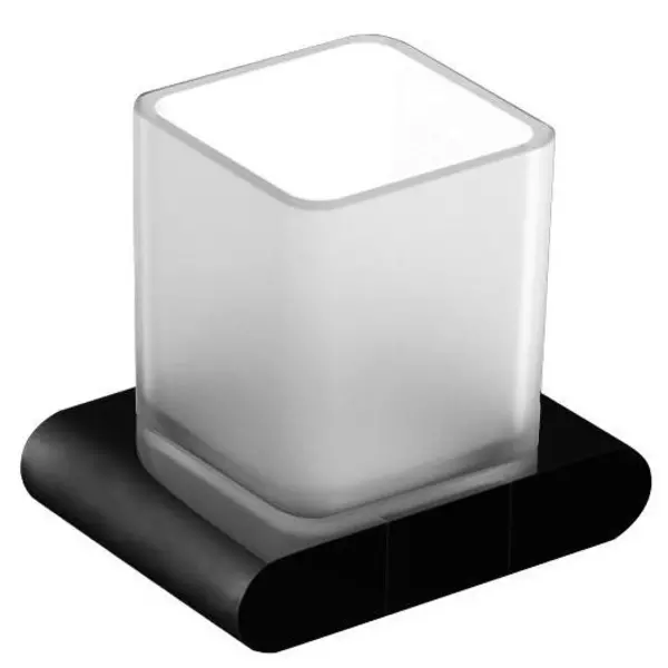 

Стакан для зубных щёток «Art&Max» Platino AM-E-3968-MB на стену чёрный матовый
