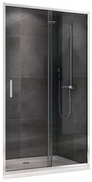 

Душевая дверь «Abber» Schwarzer Diamant AG301005 100/190 прозрачная/хром