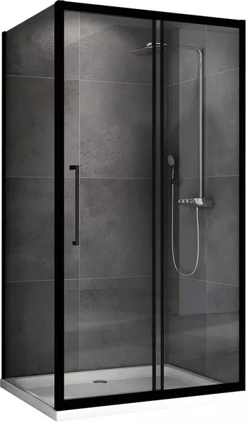 

Душевой угол-ограждение «Abber» Schwarzer Diamant AG30120BH-S75B 120/75 прямоугольный прозрачный/чёрный без поддона универсальный