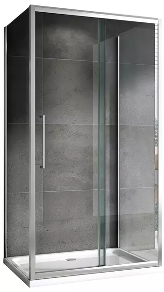 

Душевой угол-ограждение «Abber» Schwarzer Diamant AG30170H-S75-S75 170/75 прямоугольный прозрачный/хром без поддона