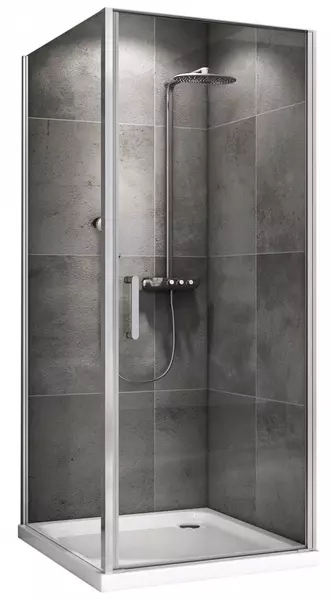 

Душевой угол-ограждение «Abber» Sonnenstrand AG04100-S85 100/85 прямоугольный прозрачный/хром без поддона универсальный