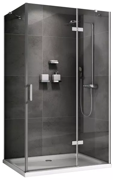 

Душевой угол-ограждение «Abber» Zart AG08120-S71 120/70 прямоугольный прозрачный/хром без поддона универсальный