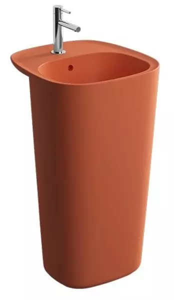 

Раковина «Vitra» Plural 49/53 7814B477-0001 фарфоровая терра-росса матовый