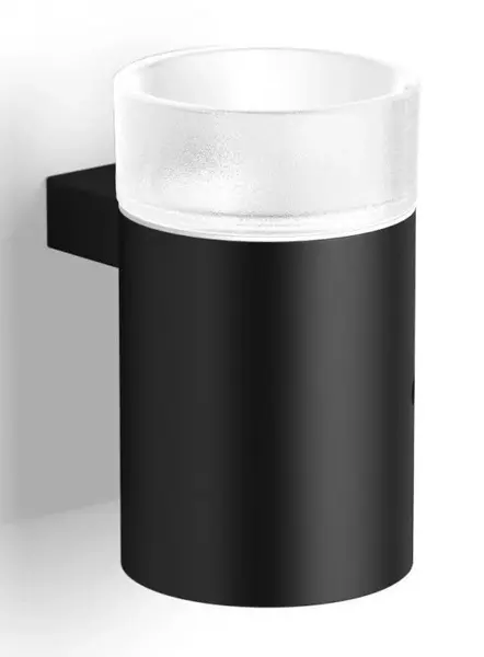 

Стакан для зубных щёток «Langberger» Black Edition 28011B-BP на стену чёрный
