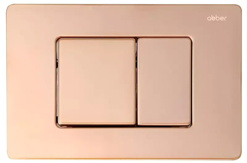 Кнопка смыва «Abber» AC0120RG металл розовое золото