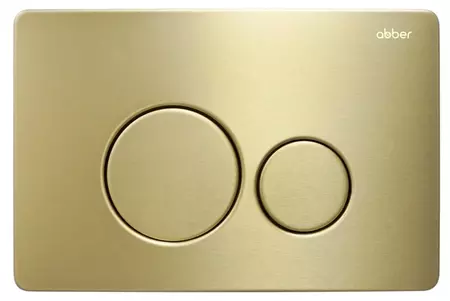 Кнопка смыва «Abber» AC0121MMG металл золото матовое
