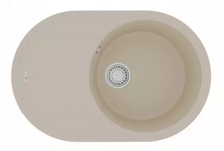 

Мойка для кухни «Lemark» Lacha 760 76/50 искусственный камень бежевая
