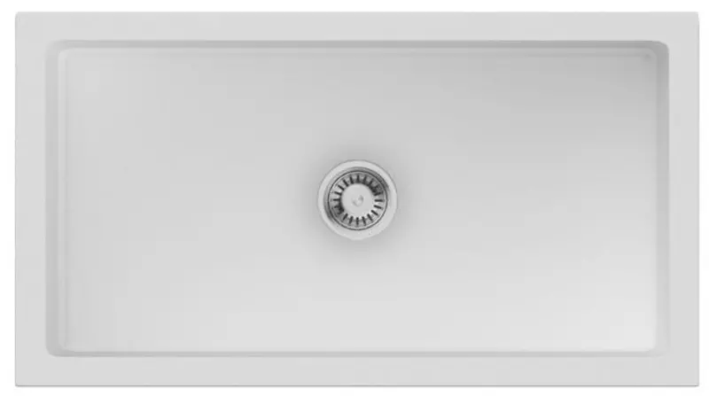 

Мойка для кухни «Omoikiri» Mikura 83-WH Glossy 83/46 Natceramic белая