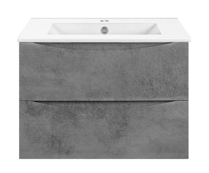 

Тумба с раковиной «Vincea» Mia Slim 60 (61/40 белая) подвесная Beton