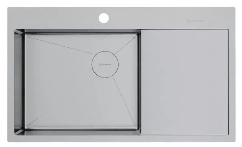 

Мойка для кухни «Omoikiri» Akisame 86-IN-L Side 86/51 нержавеющая сталь левая