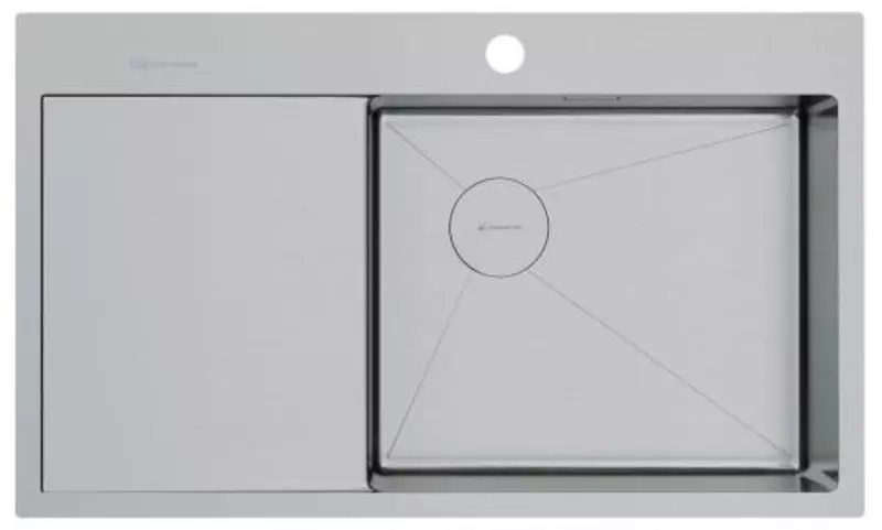 

Мойка для кухни «Omoikiri» Akisame 86-IN-R Side 86/51 нержавеющая сталь правая