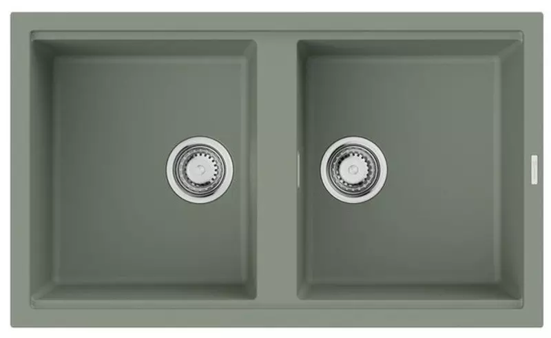 

Мойка для кухни «Omoikiri» Kitagawa 86-2-WG 86/51 Artceramic wind green