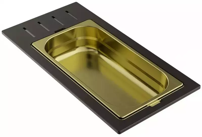 Контейнер для кухонной мойки «Omoikiri» DC-01-1-LG светлое золото