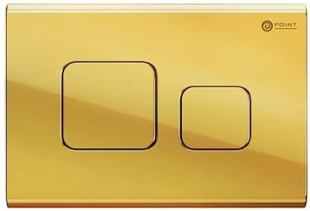 Кнопка смыва «Point» Афина PN44041G золото