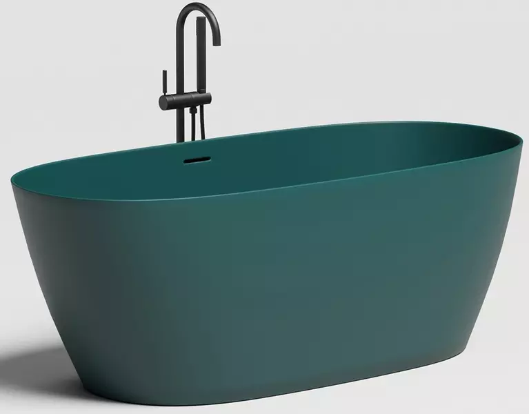 

Ванна из литьевого мрамора «Salini» Sofia 170/80 донный клапан Up&Down с сифоном цвет на заказ матовая