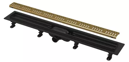 

Душевой лоток «AlcaPlast» APZ10BLACK-550BRASS боковой выпуск бронза