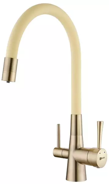 

Смеситель для кухни с подключением к фильтру «Lemark» Comfort LM3075B-Beige бронза/бежевый