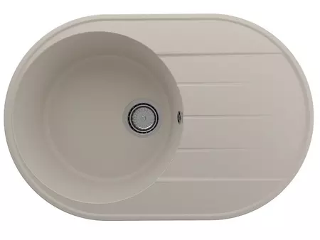 

Мойка для кухни «Ulgran» Quartz Nora 750 75/50 искусственный камень лен