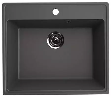 

Мойка для кухни «Ulgran» Quartz Forte 580 58/50 искусственный камень асфальт