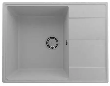 

Мойка для кухни «Ulgran» Quartz Prima 650 65/50 искусственный камень платина