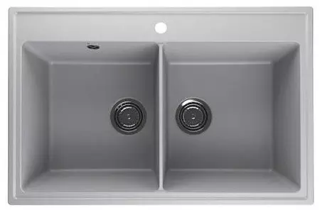 

Мойка для кухни «Ulgran» Quartz Ruma 780 78/51 искусственный камень платина