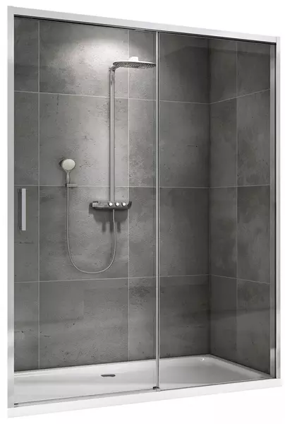 

Душевая дверь «Abber» Komfort AG93150 150/200 прозрачная/хром