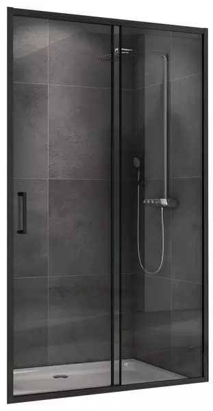

Душевая дверь «Abber» Schwarzer Diamant AG30140B5 140/190 прозрачная/чёрная