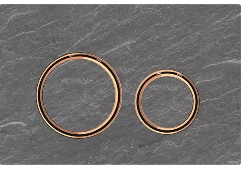 

Кнопка смыва «Geberit» Sigma 21 115.650.JM.1 натуральный сланец /красное золото