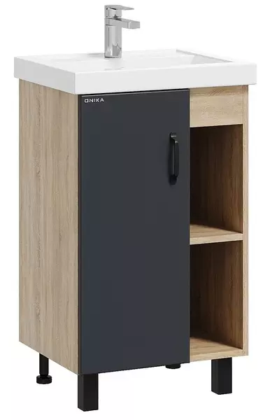 Мебель для ванной «Onika» Тимбер 50 дуб сонома/серая