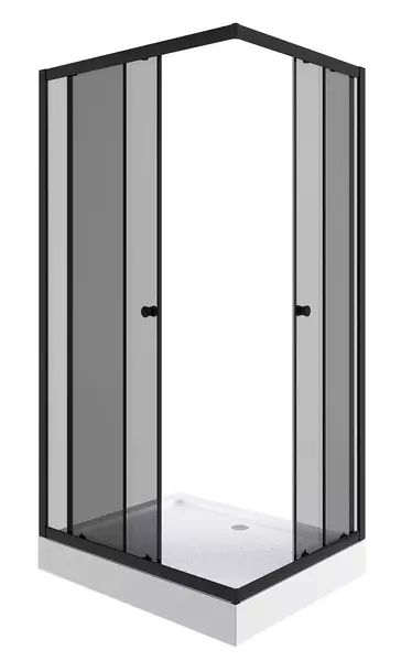 

Душевой угол-ограждение «Niagara» NG-018-14QT 100/80 тонированный/чёрный с поддоном универсальный