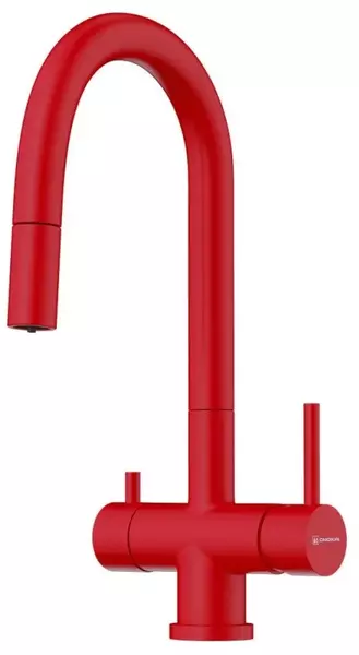 

Смеситель для кухни с подключением к фильтру «Omoikiri» Akita-S TO с выдвижным изливом toscana