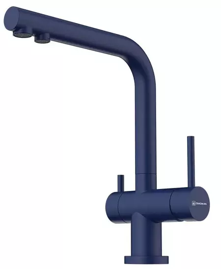 

Смеситель для кухни с подключением к фильтру «Omoikiri» Nagano IB indigo blue