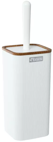 

Ёршик для унитаза «Fixsen» White Wood FX-402-5 напольный белый/тёмное дерево